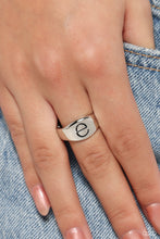 Load image into Gallery viewer, Paparazzi - Monogram Memento - Silver - E