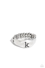 Load image into Gallery viewer, Paparazzi - Monogram Memento - Silver - K