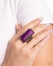 Load image into Gallery viewer, Paparazzi - Scalloped Stone - Purple