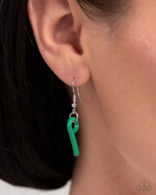 Load image into Gallery viewer, Paparazzi - Fashionable Fringe, Colored Cameo - Green - Set