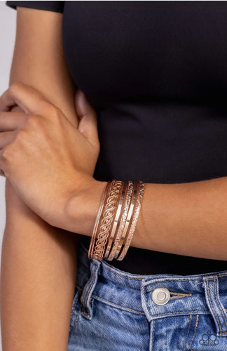 Paparazzi - Stockpiled Shimmer - Rose Gold