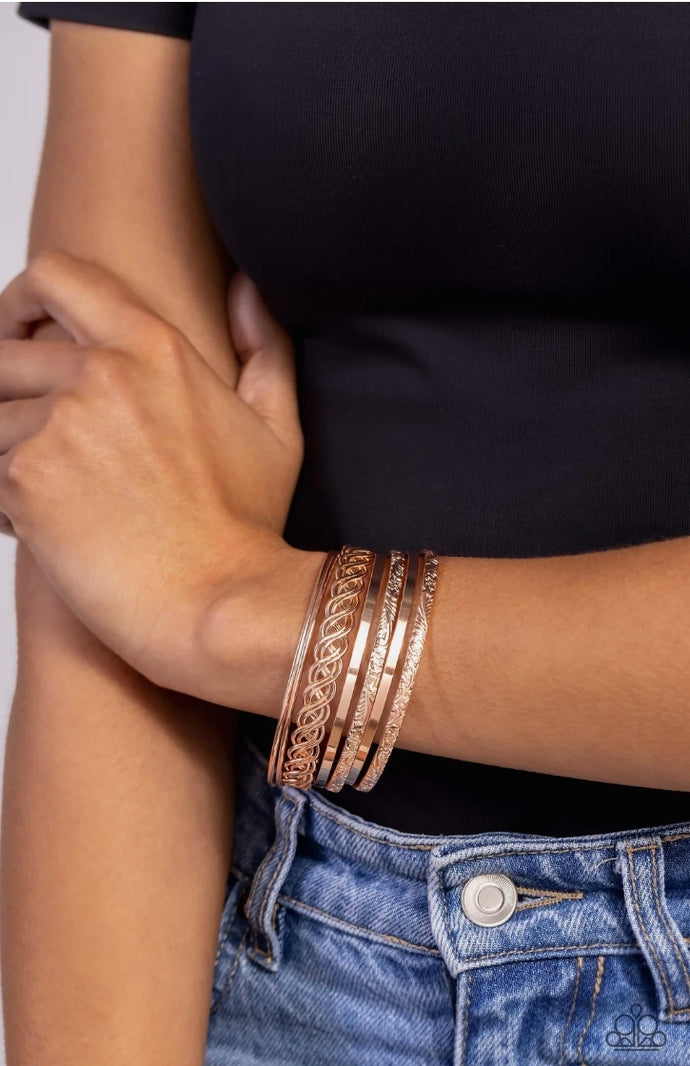 Paparazzi - Stockpiled Shimmer - Rose Gold