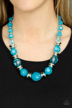 Load image into Gallery viewer, Dine and Dash - Blue Necklace Set