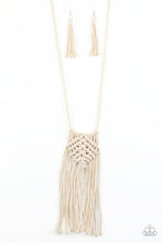 Load image into Gallery viewer, Paparazzi - Macrame Mantra - White