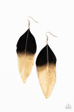 Load image into Gallery viewer, Fleek Feathers - Black Earrings