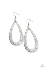 Load image into Gallery viewer, Diamond Distraction - White Earrings