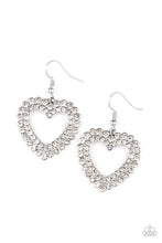 Load image into Gallery viewer, Paparazzi - High School Sweethearts - White Earrings