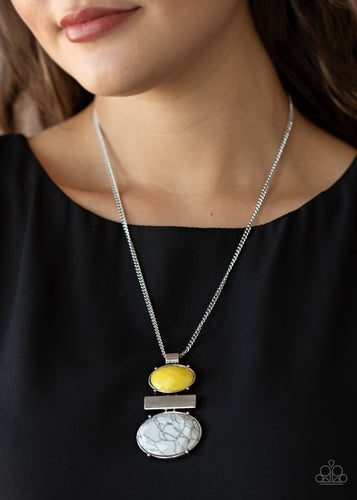 Finding Balance - Yellow Necklace Set