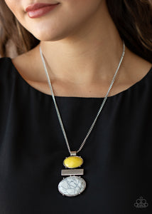 Finding Balance - Yellow Necklace Set