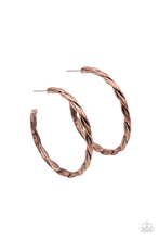 Load image into Gallery viewer, Dont Get It Twisted - Copper Earrings
