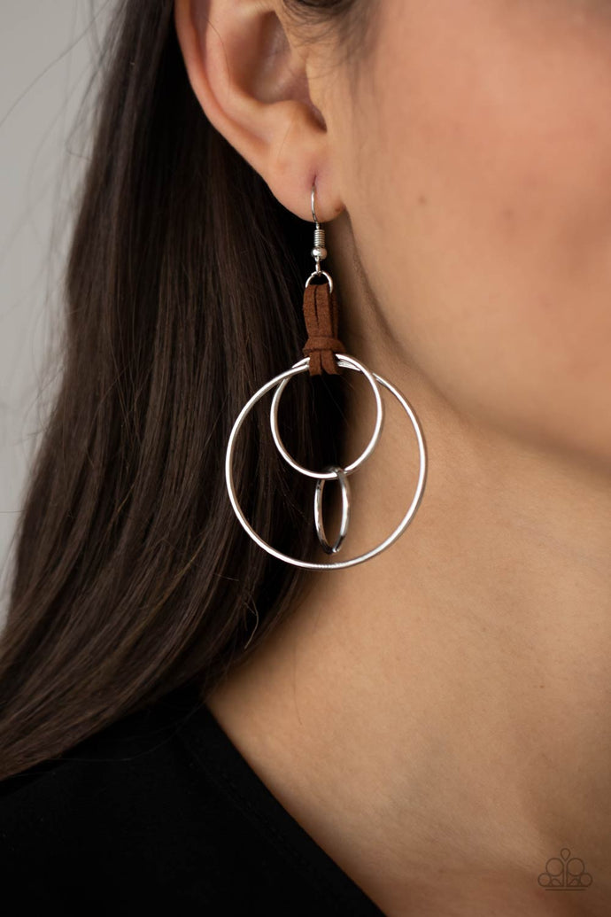 Fearless Fusion - Brown Earrings