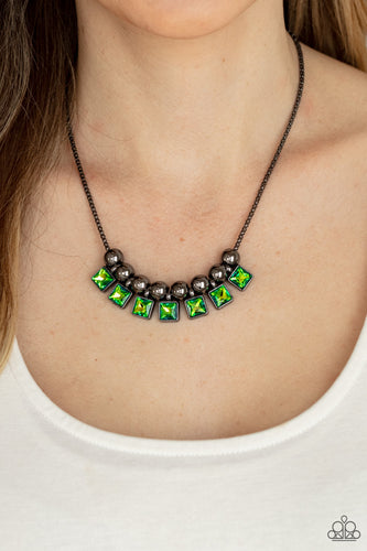 Graciously Audacious - Green Necklace Set