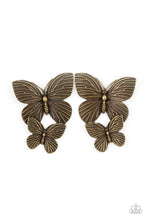 Load image into Gallery viewer, Paparazzi - Blushing Butterflies - Brass