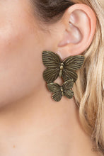 Load image into Gallery viewer, Paparazzi - Blushing Butterflies - Brass