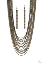 Load image into Gallery viewer, Paparazzi - Cascading Chains - Brass