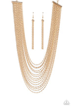 Load image into Gallery viewer, Paparazzi - Cascading Chains - Gold