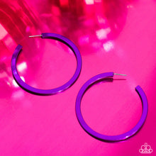 Load image into Gallery viewer, Paparazzi Pop HOOP - Purple