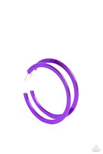 Load image into Gallery viewer, Paparazzi Pop HOOP - Purple