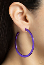 Load image into Gallery viewer, Paparazzi Pop HOOP - Purple