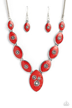 Load image into Gallery viewer, Paparazzi - Pressed Flowers - Red