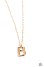 Load image into Gallery viewer, Paparazzi Leave Your Initials - Gold - B