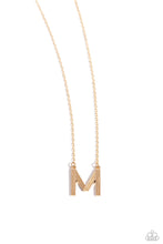 Load image into Gallery viewer, Paparazzi - Leave Your Initials - Gold - M