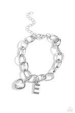 Load image into Gallery viewer, Paparazzi - Guess Now Its INITIAL - White - E