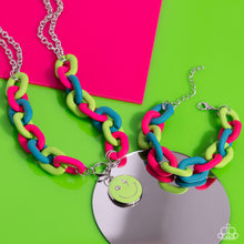 Load image into Gallery viewer, Speed SMILE Necklace - Go the Extra SMILE Bracelet - Green