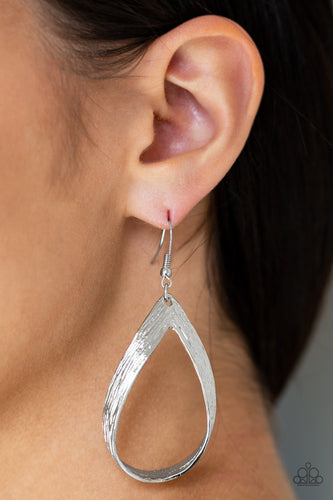 Come REIGN or Shine - Silver Earrings