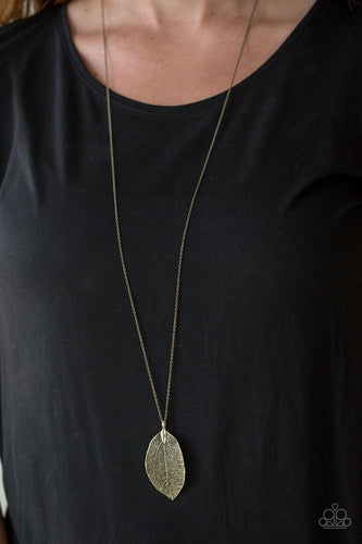 Fall Foliage - Brass Necklace Set