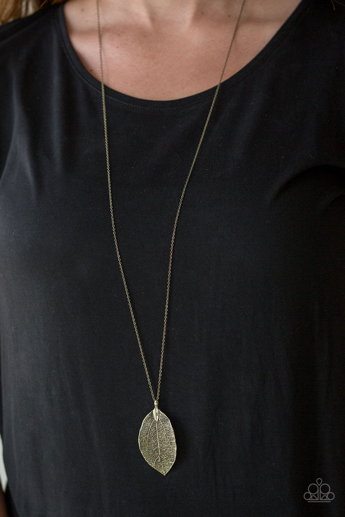 Fall Foliage - Brass Necklace Set