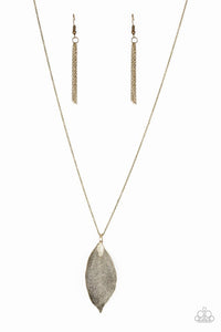 Fall Foliage - Brass Necklace Set
