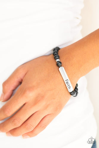 Fearless Faith - Black Bracelet
