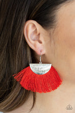 Load image into Gallery viewer, Fox Trap - Red Earrings