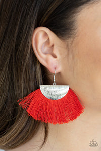 Fox Trap - Red Earrings