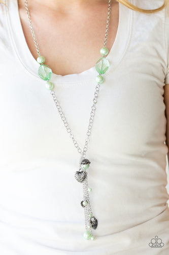 Heart-Stopping Harmony - Green Necklace Set