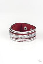 Load image into Gallery viewer, Paparazzi - Rebel In Rhinestones - Red