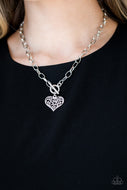 Heart-Touching Harmony - Silver Necklace Set